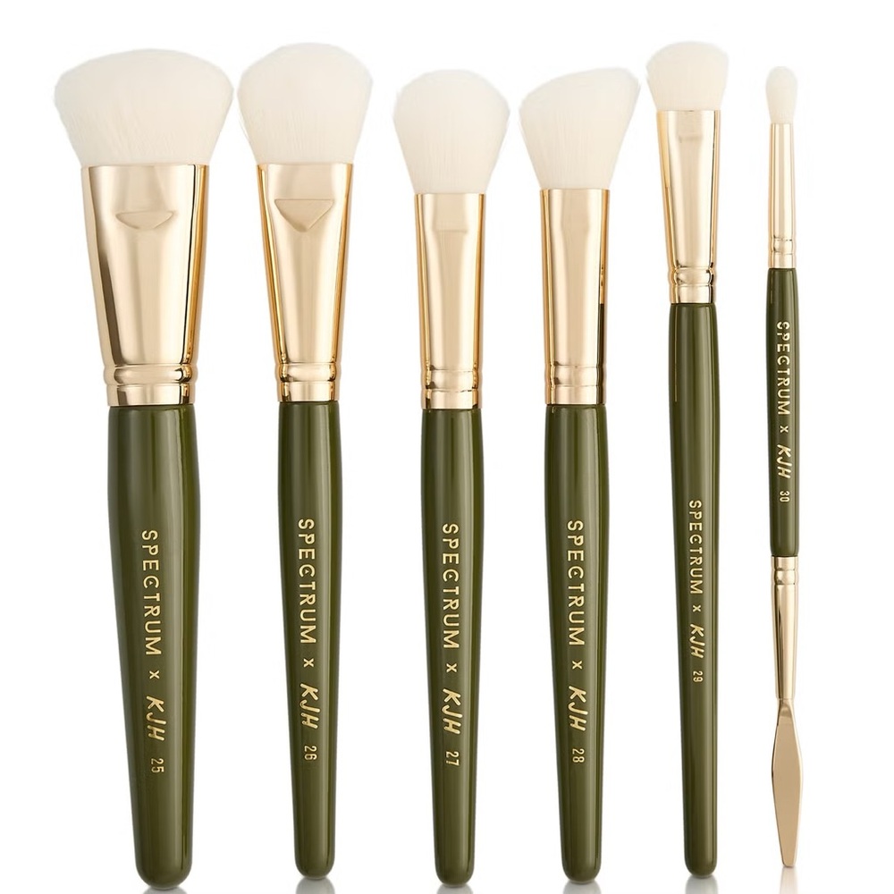 Spectrum x Katie Jane Hughes 6pc Makeup Brush Set- vegan, professional, limited